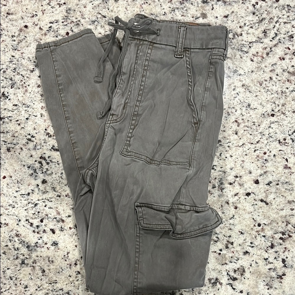 Women’s Grayish Cargo Pants